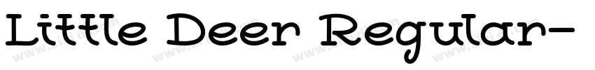 Little Deer Regular字体转换
